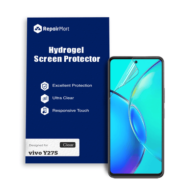 Vivo Y27s Compatible Premium Hydrogel Screen Protector With Full Coverage Ultra HD